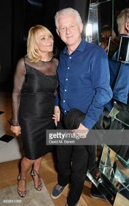 Helen Fielding et Richard Curtis à la soirée pour le million d'exemplaires vendu de "Mad about a boy" (Folle de lui)