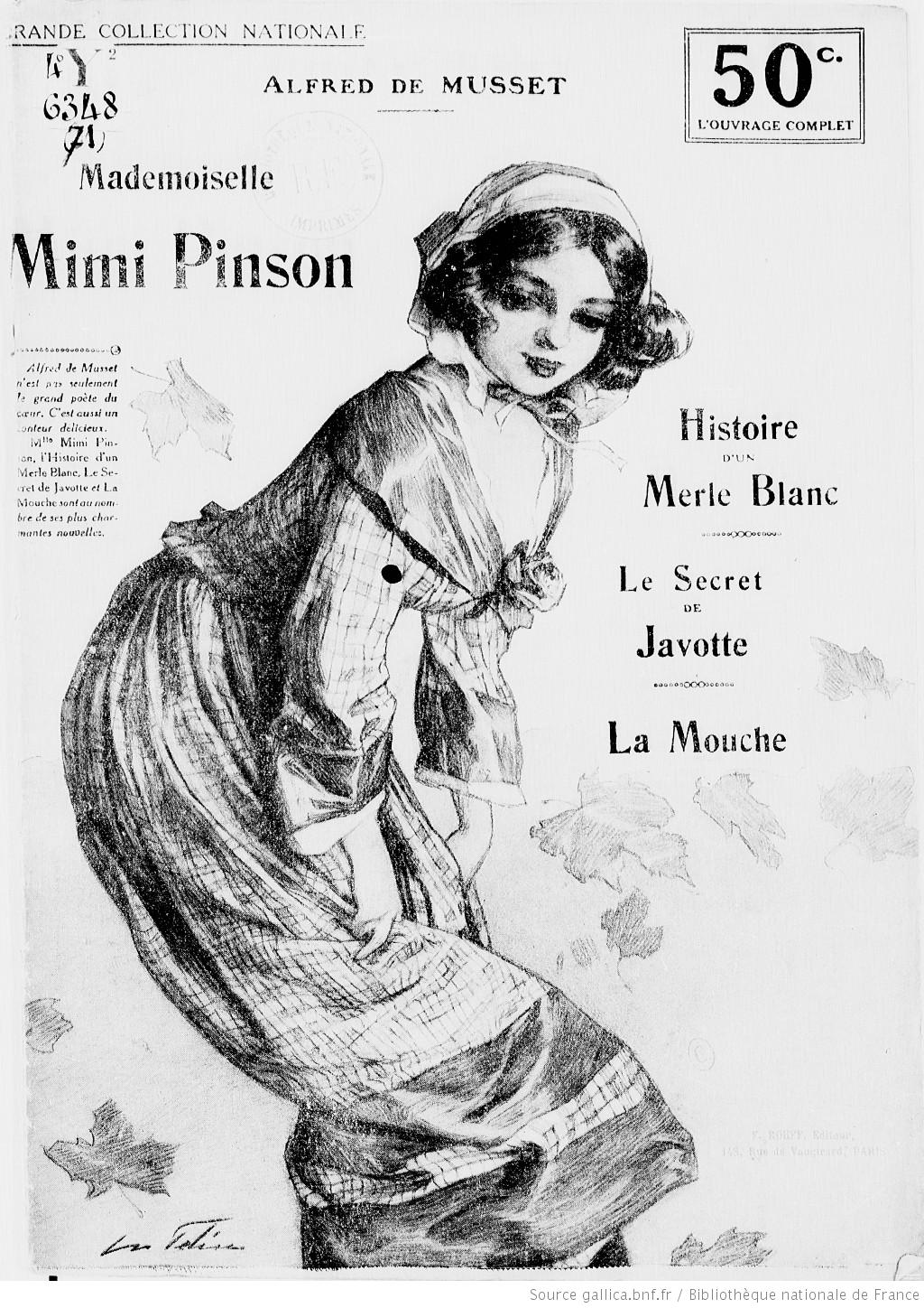 Mimi Pinson la grisette d'Alfred de Musset