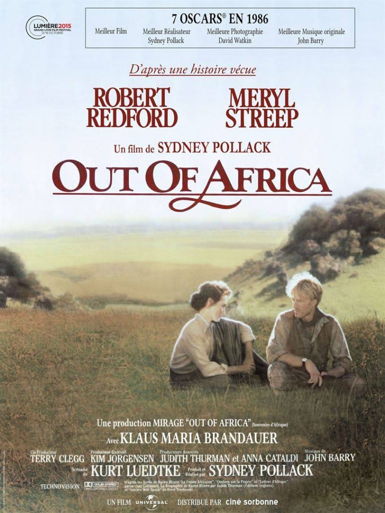 Out of Africa de Sydney Pollack film d'amour